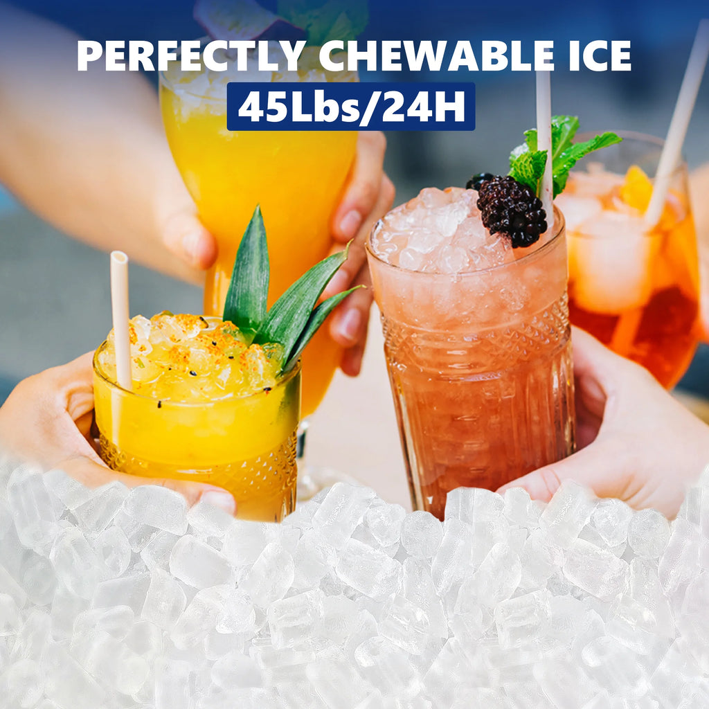 SIMZLIFE Countertop Nugget Ice Maker