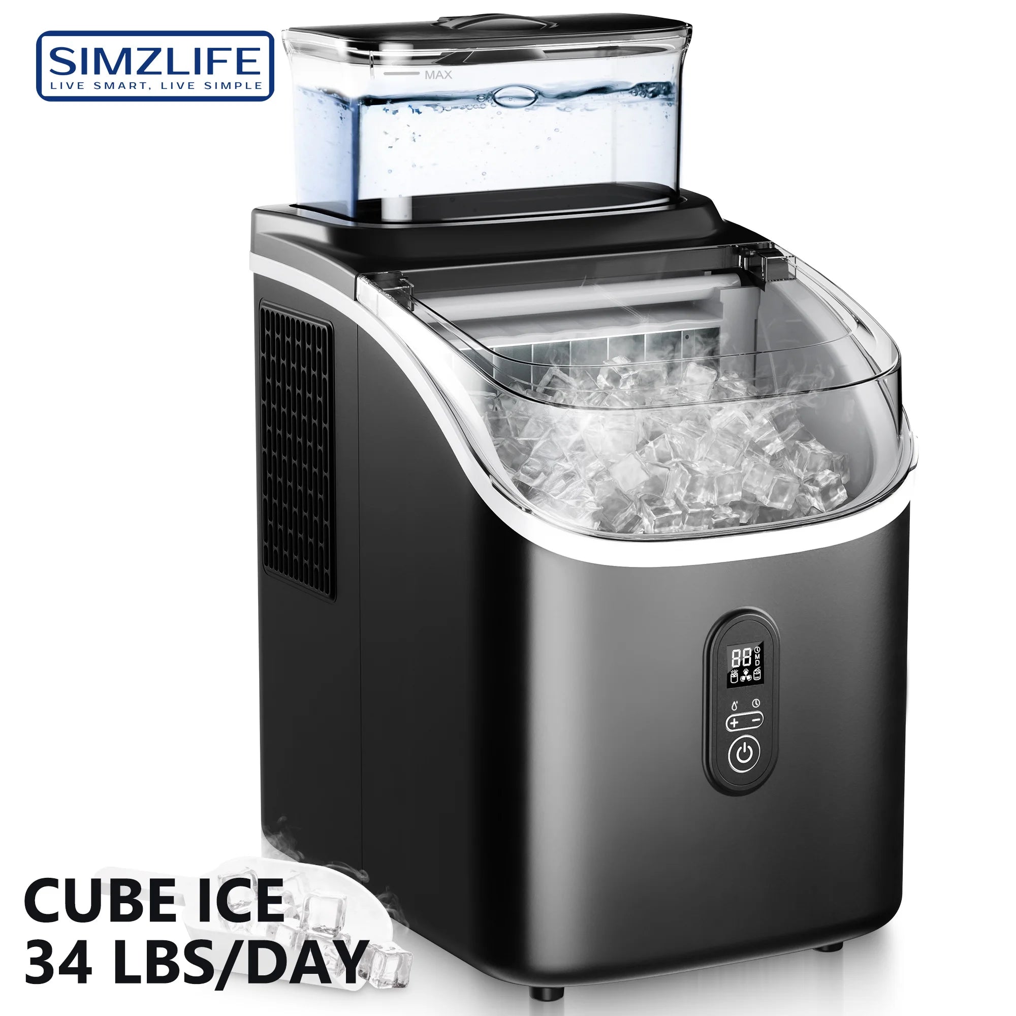 SIMZLIFE Ice Cube Maker Machine