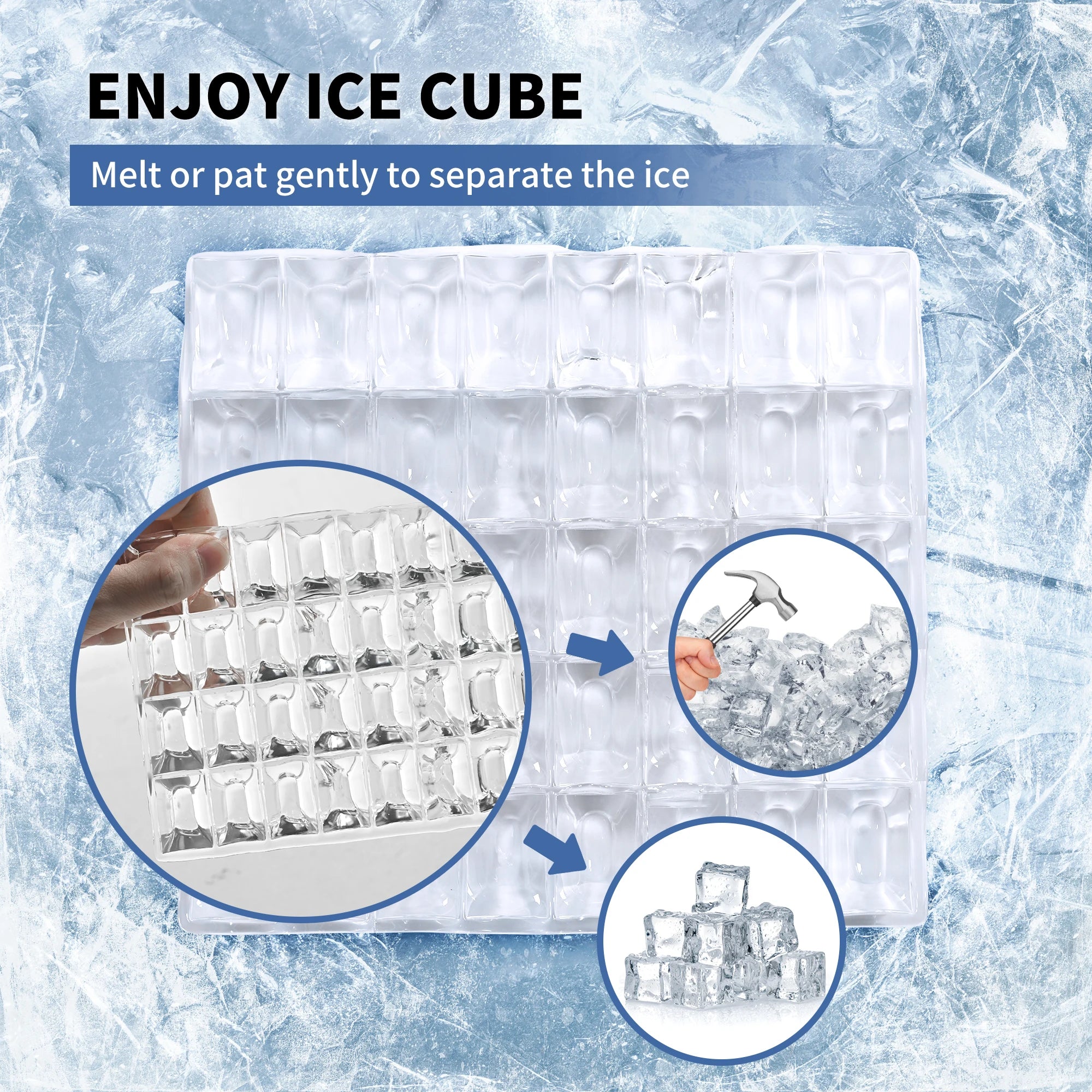 SIMZLIFE Ice Cube Maker Machine