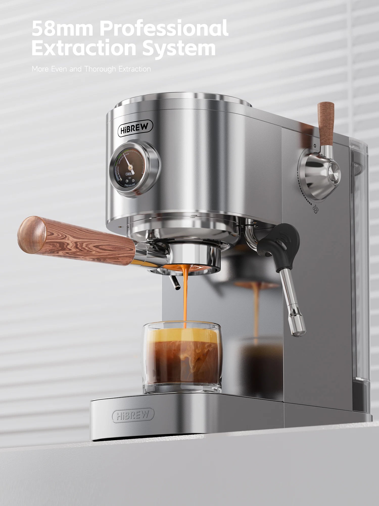 HiBREW Semi-automatic Espresso Coffee Machine