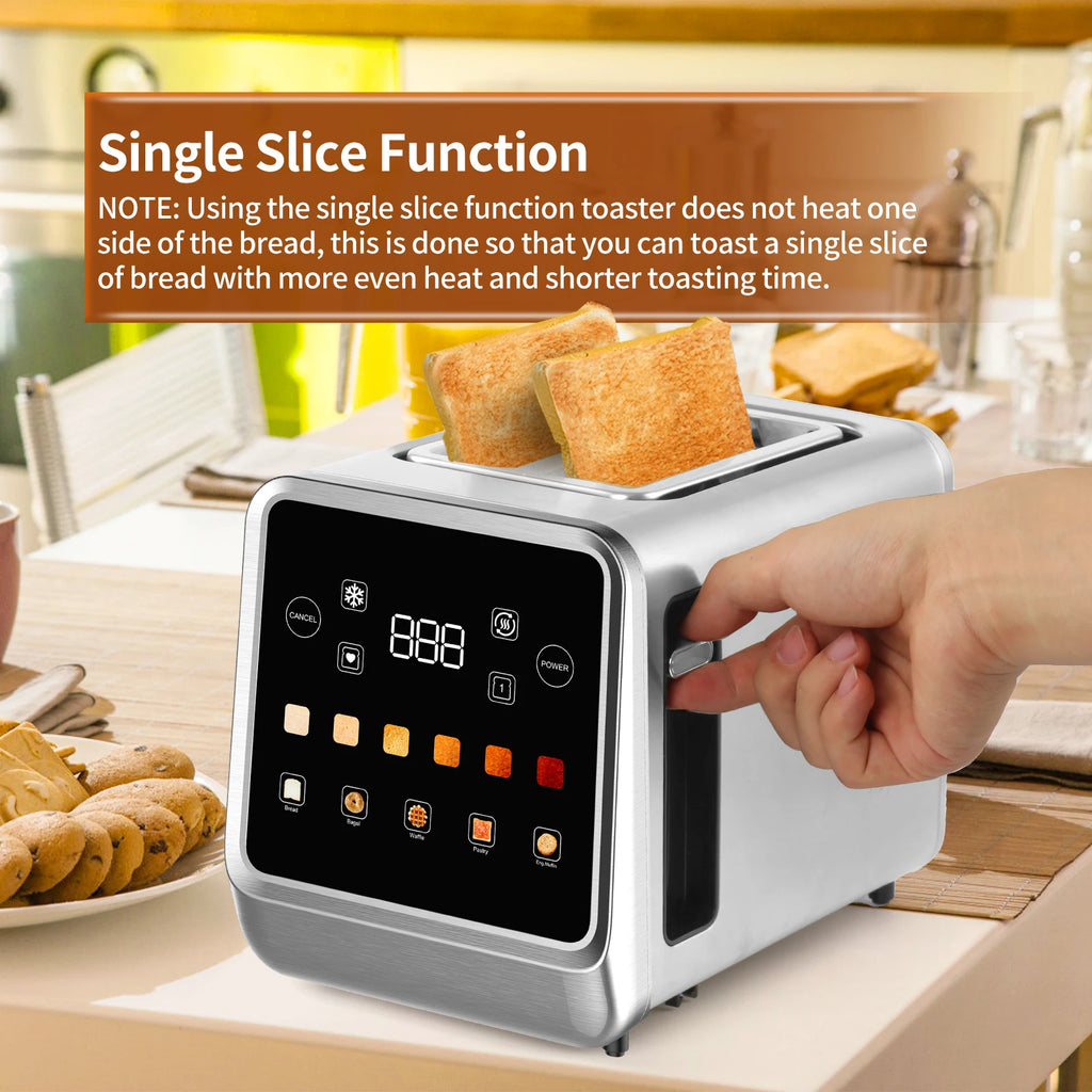 Smart Toaster with LCD Display