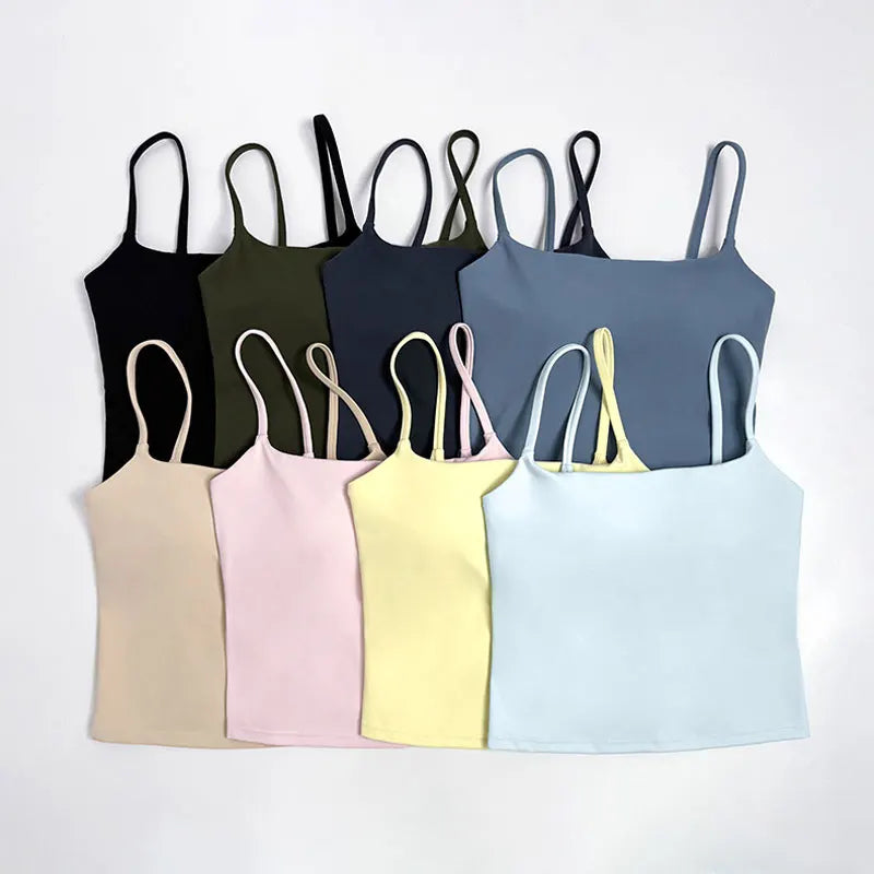 GYM Tank Top With Built In Bra